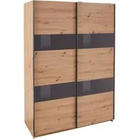 Wimex Schwebetürenschrank Altona mit Glaselementen und zusätzlichen Einlegeböden