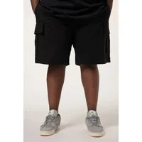 STHUGE Bermudas Cargo-Bermuda Baggy Fit Elastikbund