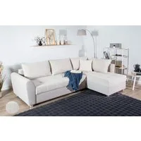 COLLECTION AB Ecksofa Jana XL L-Form, B: 250 cm, Bettfunktion, Bettkasten & 1 Zierkissen, Federkern
