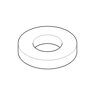 Dornbracht Ring 55x10 platin matt 092810064-06 D 55 x D 27,3 x 10 mm Platin gebürstet