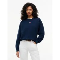Tommy Jeans Sweatshirt TJW BADGE CREW EXT Baumwollmischung