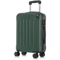 YONSLY Hartschalen-Trolley Premium Hartschalen-Reisekoffer Trolley Kabinenkoffer, 4 Rollen, TSA-Schloss, YKK-Reißverschluss, austauschbare Rollen & Griffe