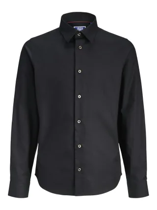 JACK&JONES - JJNICO SHIRT LS STYD JNR black - Gr. - 140