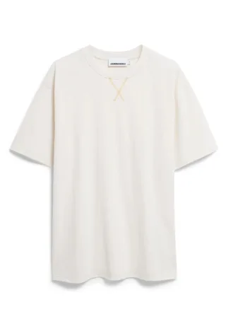 Armedangels - T-Shirt - Maarkos beige - Gr. - M