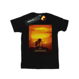 Disney Herren Der König der Löwen Film Sunset Poster T-Shirt (schwarz)