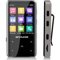Tekoo MP3-Player Bluetooth 5.0 für Sport, 32GB HiFi Musik-Player mit Clip MP3-Player (32 GB, Bluetooth, HiFi-Lossless-Sound, DAC-Chip, abnehmbarer Clip, 2.5D Glas)