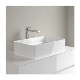 Villeroy & Boch Collaro Aufsatzwaschtisch 4A205601 ohne Hahnloch und Überlauf, 56x36 cm, weiß