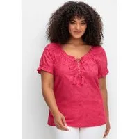 sheego by Joe Browns Klassische Bluse Tunika Kurzarm