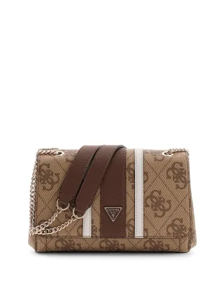 Guess Accessories - NOELLE II CNVRTBLE XBODY FLAP LATTE LOGO/BROWN
