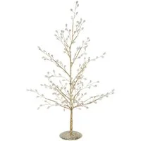 Kunstbaum Dekobaum mit Acryl-Steinchen, I.GE.A., Höhe 50 cm, und Glimmer Weihnachtsbaum Christbaum Weihnachtsdeko