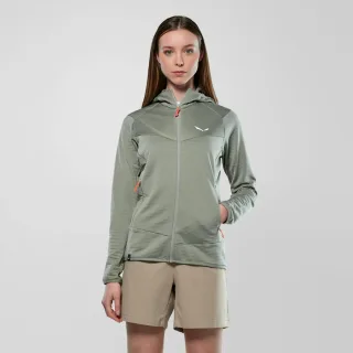 SALEWA - Puez Altavia Polarlite Kapuzenjacke Damen - Grün (Gr.34)