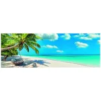Clementoni® Puzzle Hochwertige Schaukeln am Meer Panorama-Puzzle 1000Stück, Puzzleteile