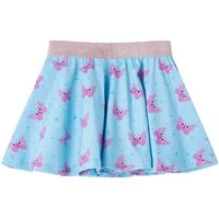 vidaXL Faltenrock Kinderrock Blau 128