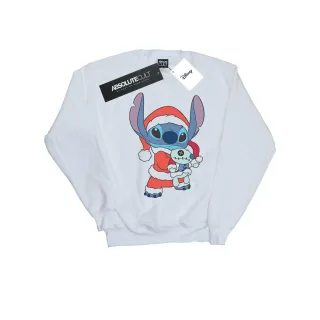 Disney Herren Lilo und Stitch Stitch Weihnachten Sweatshirt (weiß)
