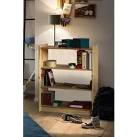 MÖBILIA Bücherregal, 1-tlg., gefertigt aus massivem Kiefernholz