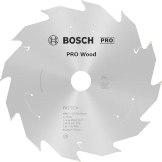 Bosch PRO Akku-Kreissägeblatt Standard for Wood, 160 x 1,5/1 x 20, 12 Zähne - 2608837675