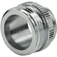 tecuro Strahlregler Adapter für Armaturen M24x1 auf 3/4 Zoll, verchromt