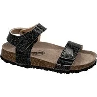 Fischer-Markenschuh Hawaii Sandalette aus Vegano (Lederimitat), Fleecefutter, gepolstertes Lederfußbett