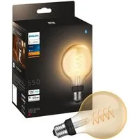 Philips Hue LED-Filament White Globe G93 550lm, E27, 1 St., Warmweiß