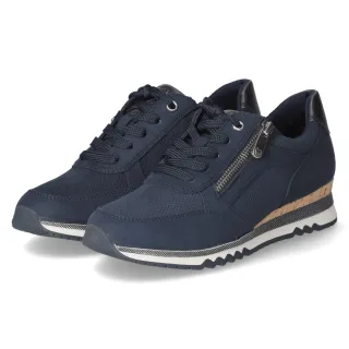 Marco Tozzi Low Sneaker - Gr. 38 - Blau - Textil & Synthetik