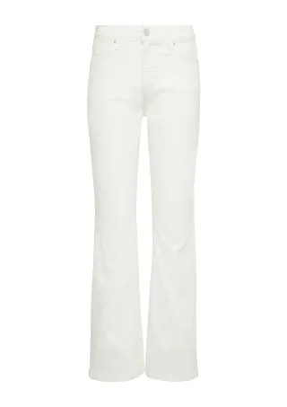 qs - Jeans-Hose creme - Gr. - 42/32