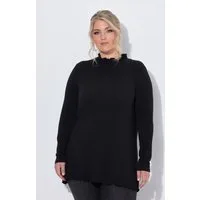MIAMODA Strickpullover Pullover A-Linie leichter Strick Stehkragen
