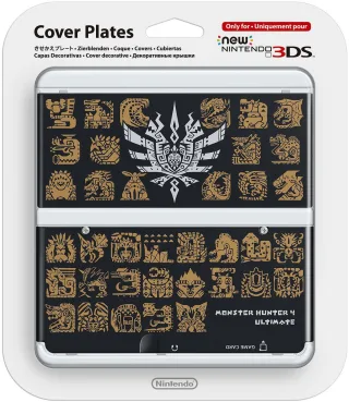 New Nintendo 3DS Zierblende [Monster Hunter 4 Ultimate Edition] schwarz