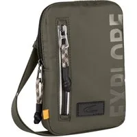 camel active Handytasche Explore, wasserabweisendes recyceltes Nylon und reflektierende Reißverschlüsse