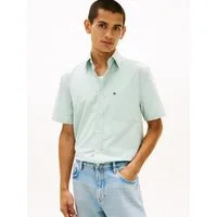 Tommy Hilfiger Kurzarmhemd LIGHT OXFORD SOLID regular fit, Button-down-Kragen