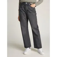 Tommy Hilfiger Straight-Jeans CLASSIC STRAIGHT RW mit Logo-Badge, in Knöchellänge