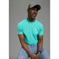DELMAO Rundhalsshirt Neue Kollektion! casual Stil, Kurzarm, normale Passform, mit Print-Applikation