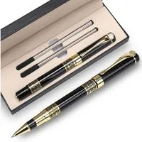 MOPUEA Drehkugelschreiber Drehkugelschreiber Noble Kugelschreiber Füller Geschenkset, (Metall-Kugelschreiber Geschenkset für Alltag und Unterschrift, Schreibset mit Ersatzminen, kein schneller Nachkauf nötig), Langlebig, nachfüllbar, Geschenkbox inkl
