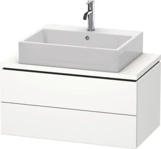 Duravit L-Cube Konsolenwaschtischunterbau wandhängend Weiß Supermatt 820x477x400 mm - LC580708484 LC580708484