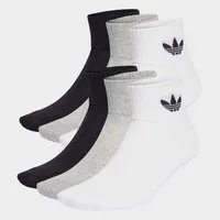 adidas Originals Sportsocken MID ANKLE, 6 PAAR (6-Paar) für Laufen, 6er-Pack, mit Logodruck im Trefoil Style, knöchellang