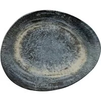 Rosenthal Teller Arthur Krupp Stoneware Galaxy Neptune Teller flach oval 31x26cm