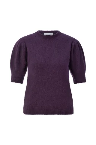 Rich & Royal - Cozy Puff Shirt mulberry - Gr. - L