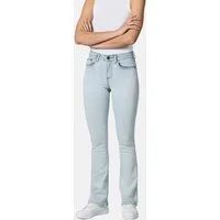 PEAK TIME 5-Pocket-Jeans Zenita Damen Bootcut Jeans mit Logoprägung