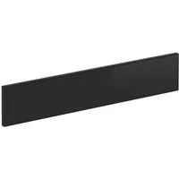 Vicco Unterschrank R-Line, Schwarz Hochglanz, 59.6 x 11.2 cm Möbelfront für den Herd... (1-St)