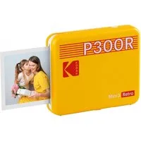Kodak Kodak Mini 3 Retro 4Pass - mobiler Fotodrucker - gelb Mini-Drucker, (NFC, WLAN (Wi-Fi)