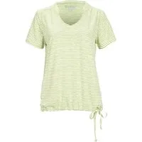 Killtec T-Shirt WMN TSHRT F Gestreiftes, schnelltrocknendes Funktionsshirt mit verstellbarem Saum