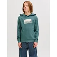 Jack & Jones Junior Kapuzensweatshirt JCOFUSION GRAPHIC SWEAT HOOD UNB SN JNR Baumwollmischung, normal geschnitten