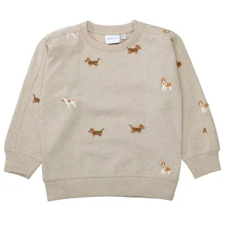 BASEFIELD - Kn.-Sweatshirt hazel mel. aop - Gr. - 134
