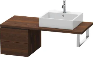 Duravit L-Cube Unterschrank für Konsole Nussbaum gebürstet Matt 420x547x400 mm - LC583606969 LC583606969