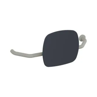 Hewi 801 Rückenstütze 801.51B9272R95 Wandabstand 230mm, rechts, matt, Lehne anthrazitgrau, felsgrau