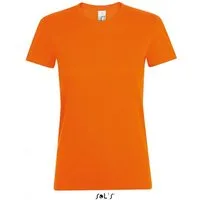 SOLS Rundhalsshirt Damen Regent T-Shirt / Halbgekämmte ringgesponnene Baumwolle