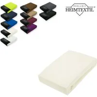 EXKLUSIV HEIMTEXTIL Spannbettlaken Frottee Spannbettlaken Rundumgummizug Marke, Frottee, Gummizug: rundum, (1 Stück), mit Rundumgummizug