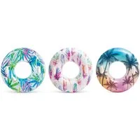 Intex Schwimmreifen Schwimmreifen Lush Tropical Tube Ø 97cm ab 9 zufällige Auswahl 58263NP
