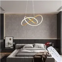 Euroton LED Pendelleuchte LED Pendelleuchte 9642 Deckenleuchte Fernbedienung inklusiv, LED fest integriert, mit Fernbedienung kaltweiß,neutralweiß bis warmweiß, 7000 k-3000 k stufenlos einstellbar, Mit Fernbedienung steuerbar