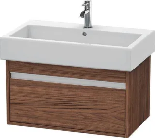 Duravit Ketho Waschtischunterbau wandhängend Nussbaum dunkel Matt 750x440x410 mm - KT668702121 KT668702121