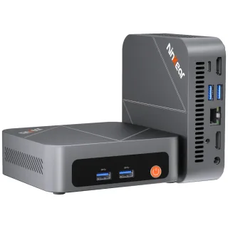 Ninkear M7 Mini PC AMD Ryzen 5 7430U Hexa Core 12 Threads 16GB DDR4 512GB SSD WIFI 6 BT5.0 4K Triple Output Dual HD Type